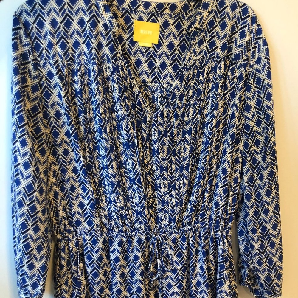 Maeve long sleeve Dress with Pockets Size Large